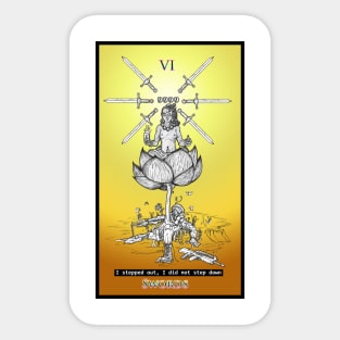 Six of Swords Sticker